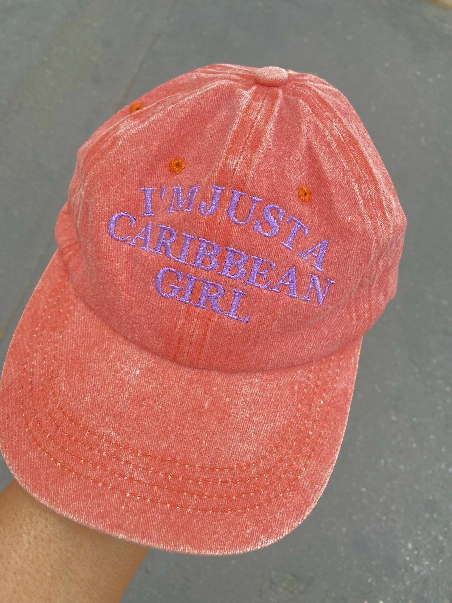 I’m Just A Caribbean Girl Cap