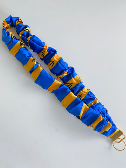 African/ Caribbean Scrunchie Long Keyring (Lanyard)