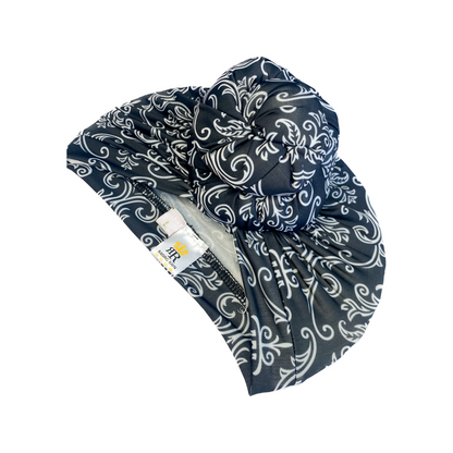 XL Knot Black Damask