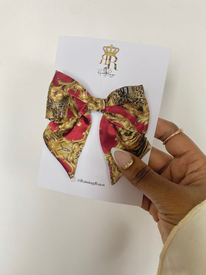 Autumn Damask Mini Bows