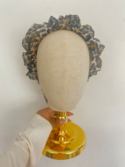 Autumn Fall Satin Scrunchie Headband