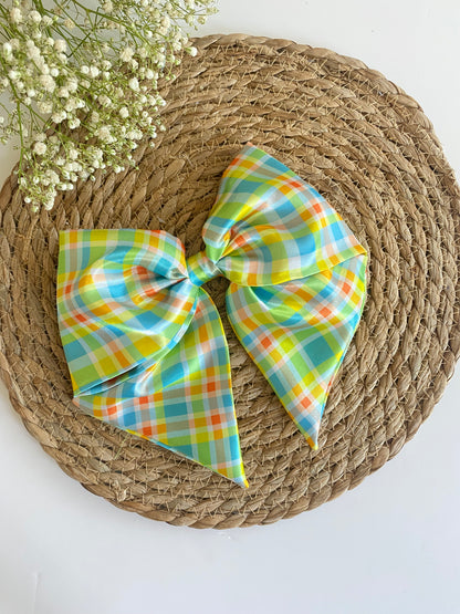 Madras XL Satin Bows