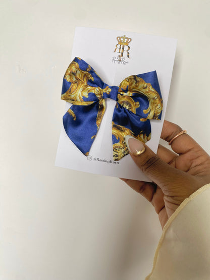 Autumn Damask Mini Bows