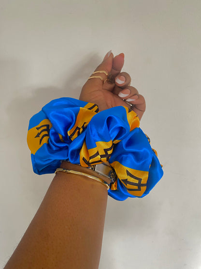 PLAIN African & Caribbean Satin  XL Scrunchies