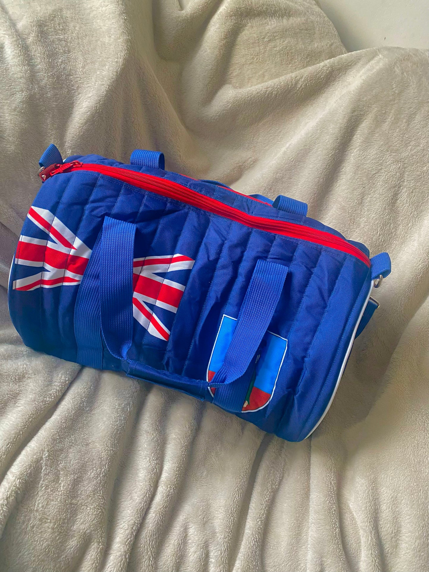 PRE-ORDER Caribbean/African quilted Duffle Bags