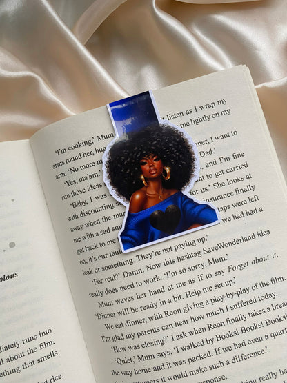 Afro Beauty Magnetic Bookmarks