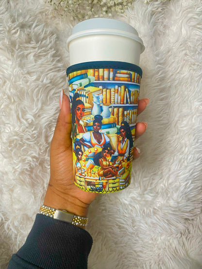 Neoprene Monogram Cup Sleeves