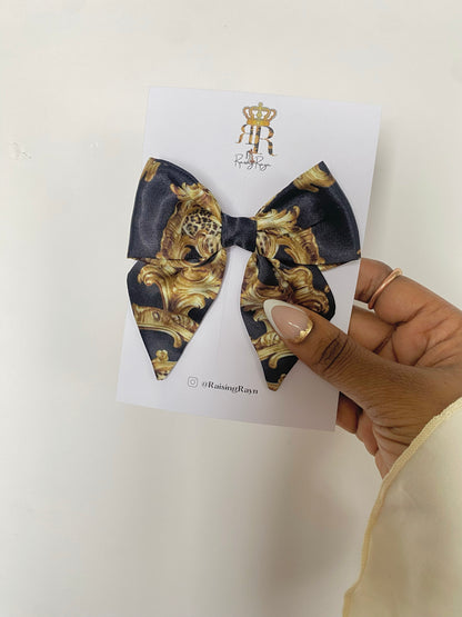 Autumn Damask Mini Bows