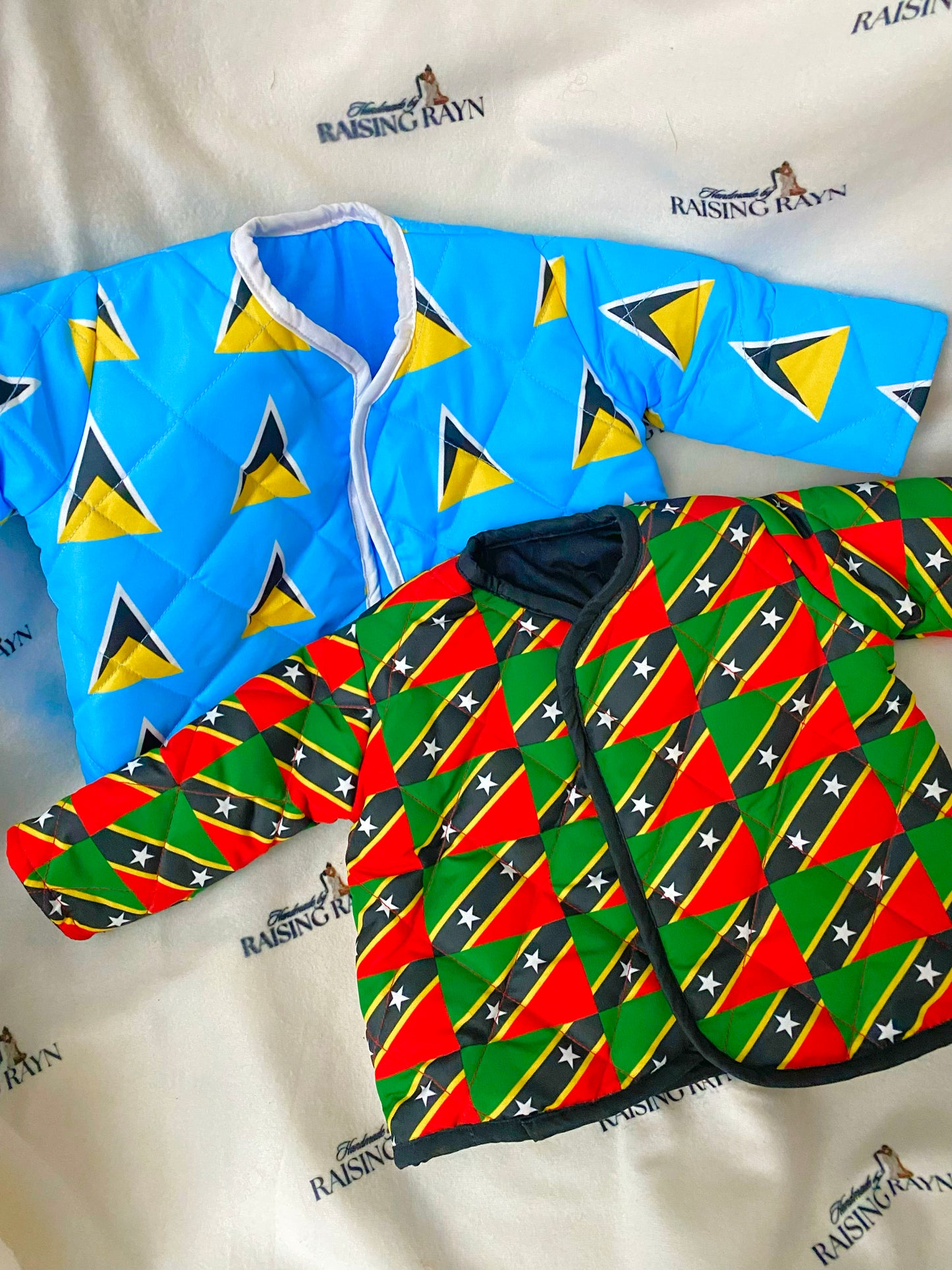 Caribbean/African Baby Quilted Jacket PRE ~ ORDER