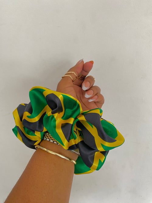 PLAIN African & Caribbean Satin  XL Scrunchies