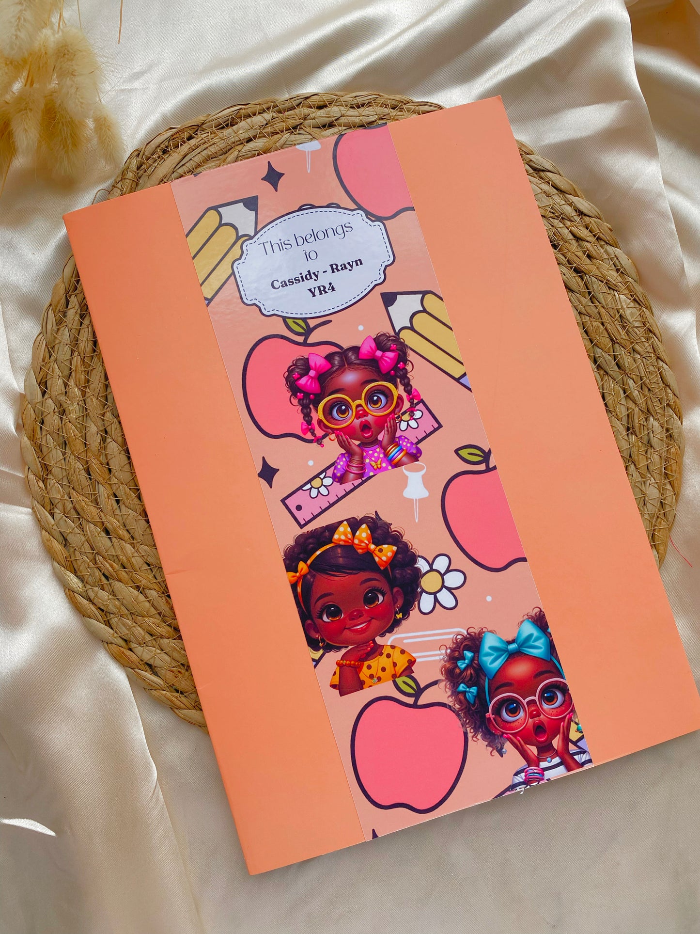 A4 Personalised School Book