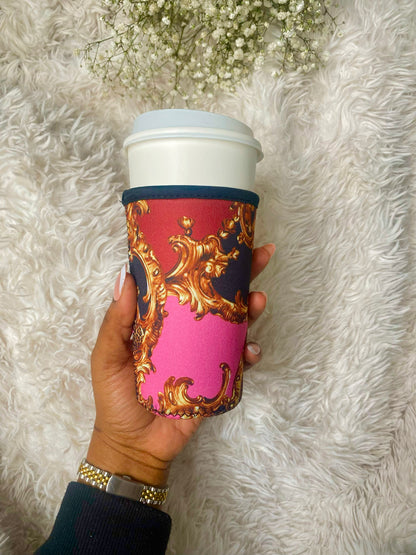 Neoprene Monogram Cup Sleeves