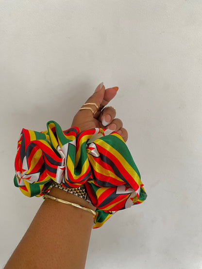 PLAIN African & Caribbean Satin  XL Scrunchies