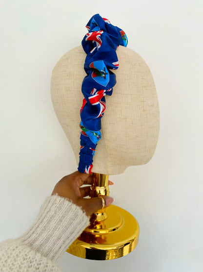 African & Caribbean Satin Scrunchie Headband