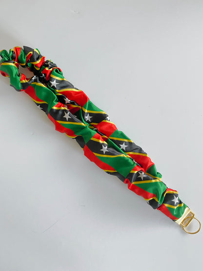 African/ Caribbean Scrunchie Long Keyring (Lanyard)