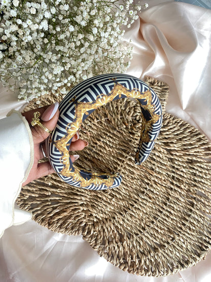 Damask Alice Padded Headband