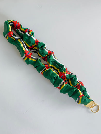 African/ Caribbean Scrunchie Long Keyring (Lanyard)