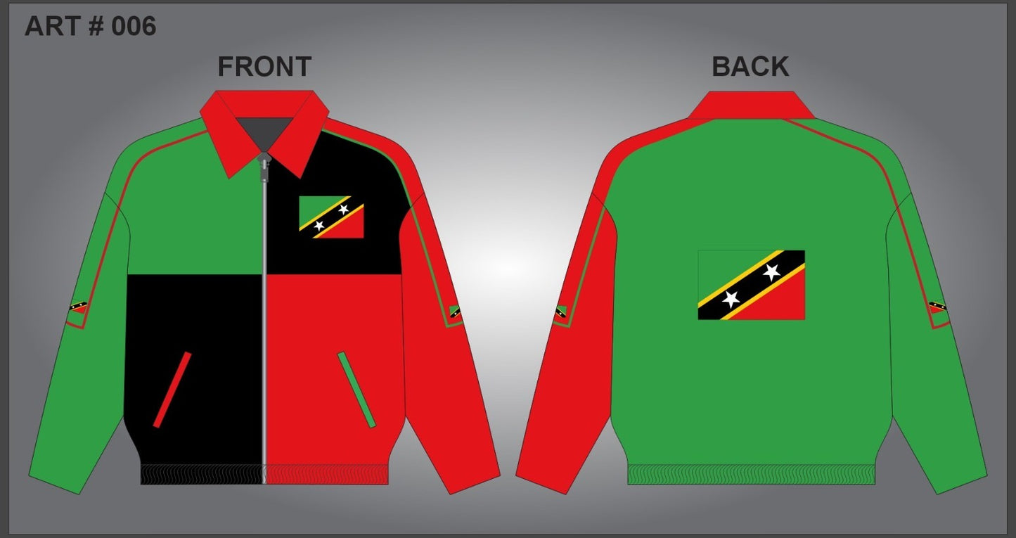 Caribbean Adult Carnival Jacket PRE ~ ORDER