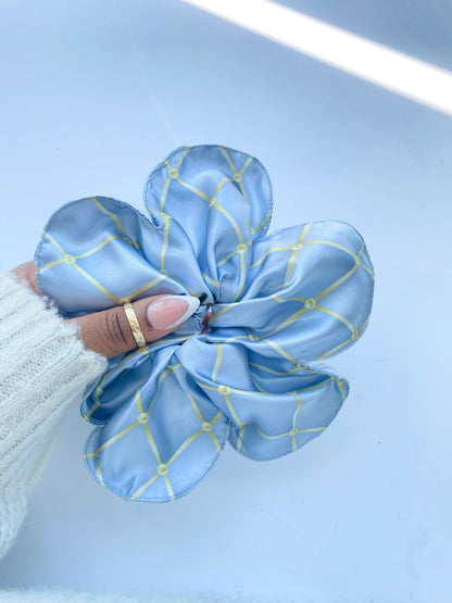 Flower Satin Scrunchies