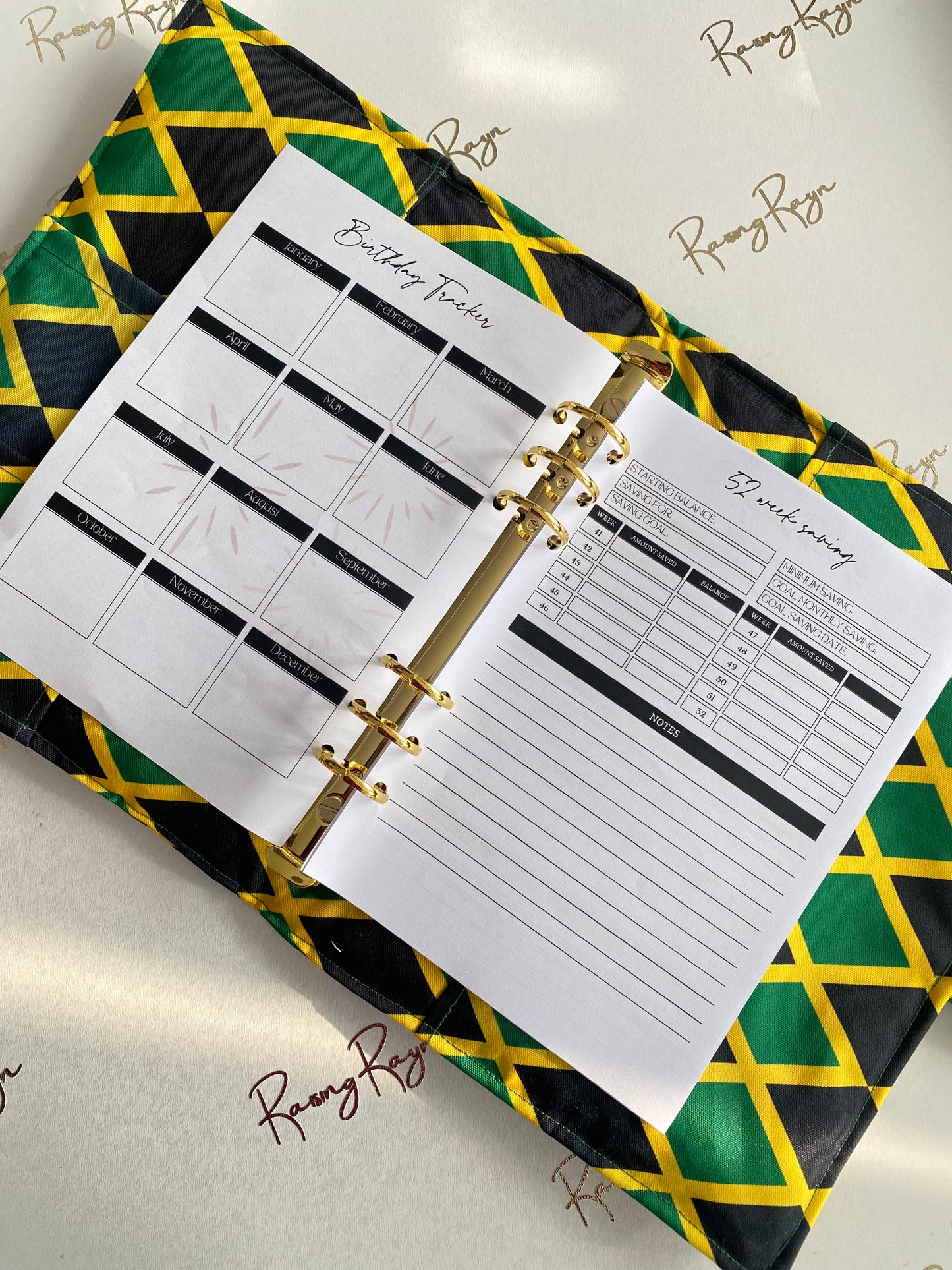 PRE ORDER African & Caribbean A5 Desk Agenda/Binder