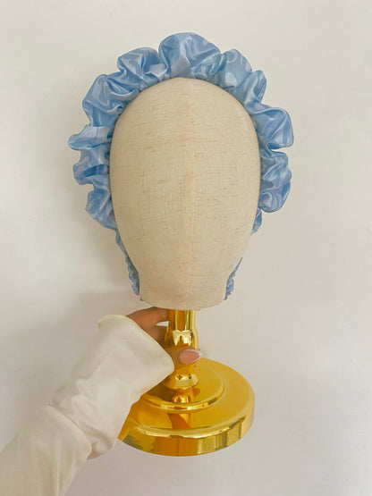 Autumn Fall Satin Scrunchie Headband