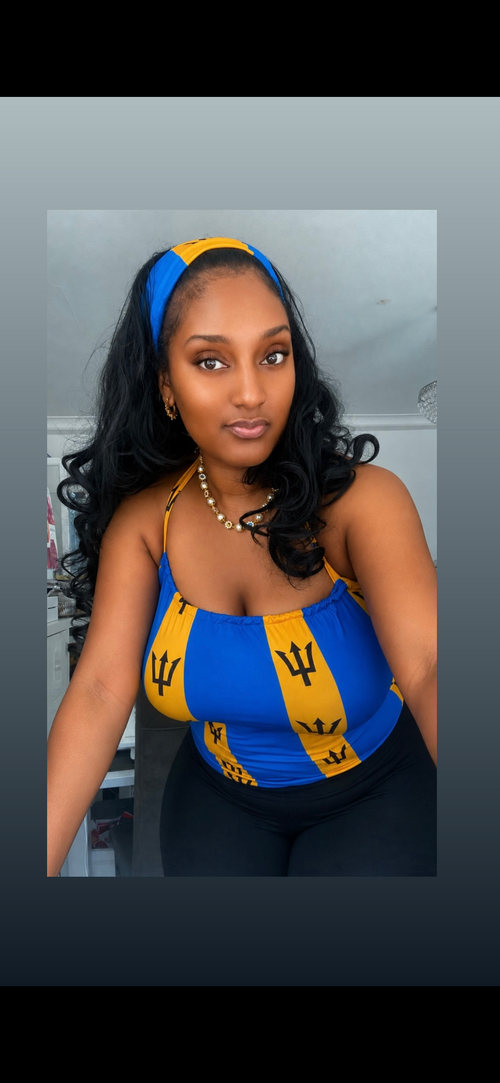 Caribbean & African Tube Top (Straps)