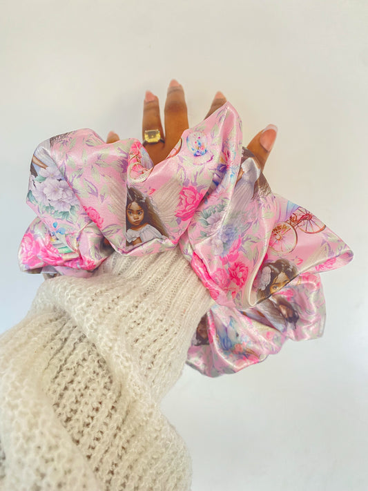 Dreamy Girls Satin Scrunchie