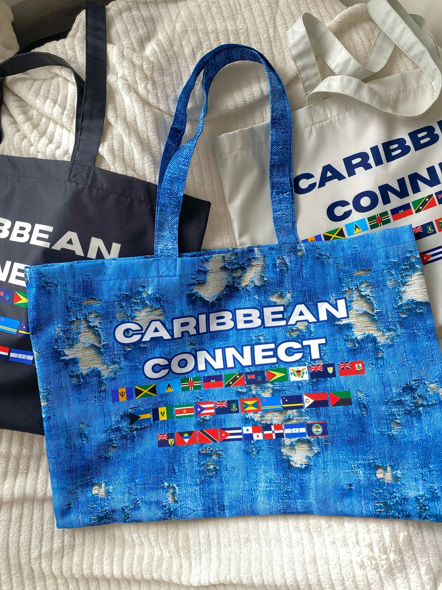 Caribbean Connect Oversized Tote Bag