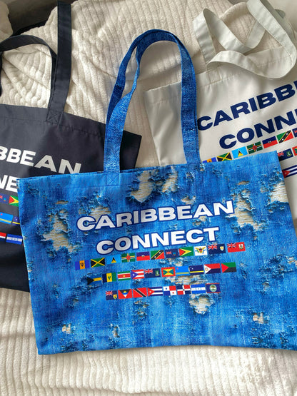 Caribbean Connect Oversized Tote Bag