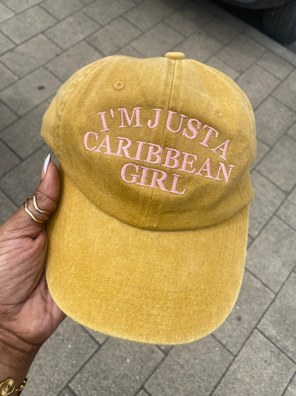 I’m Just A Caribbean Girl Cap