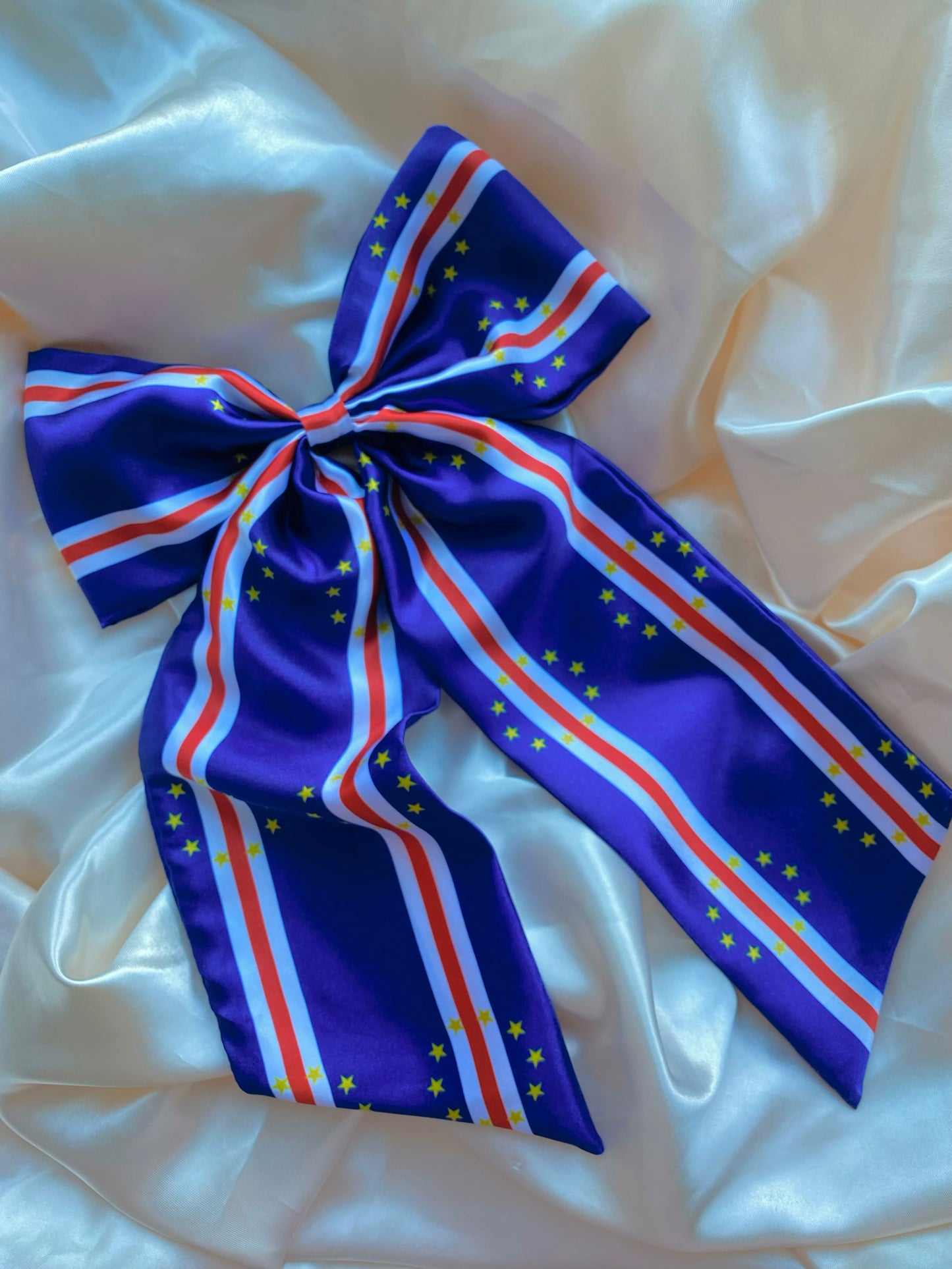 African & Caribbean XL Satin Hair Bows