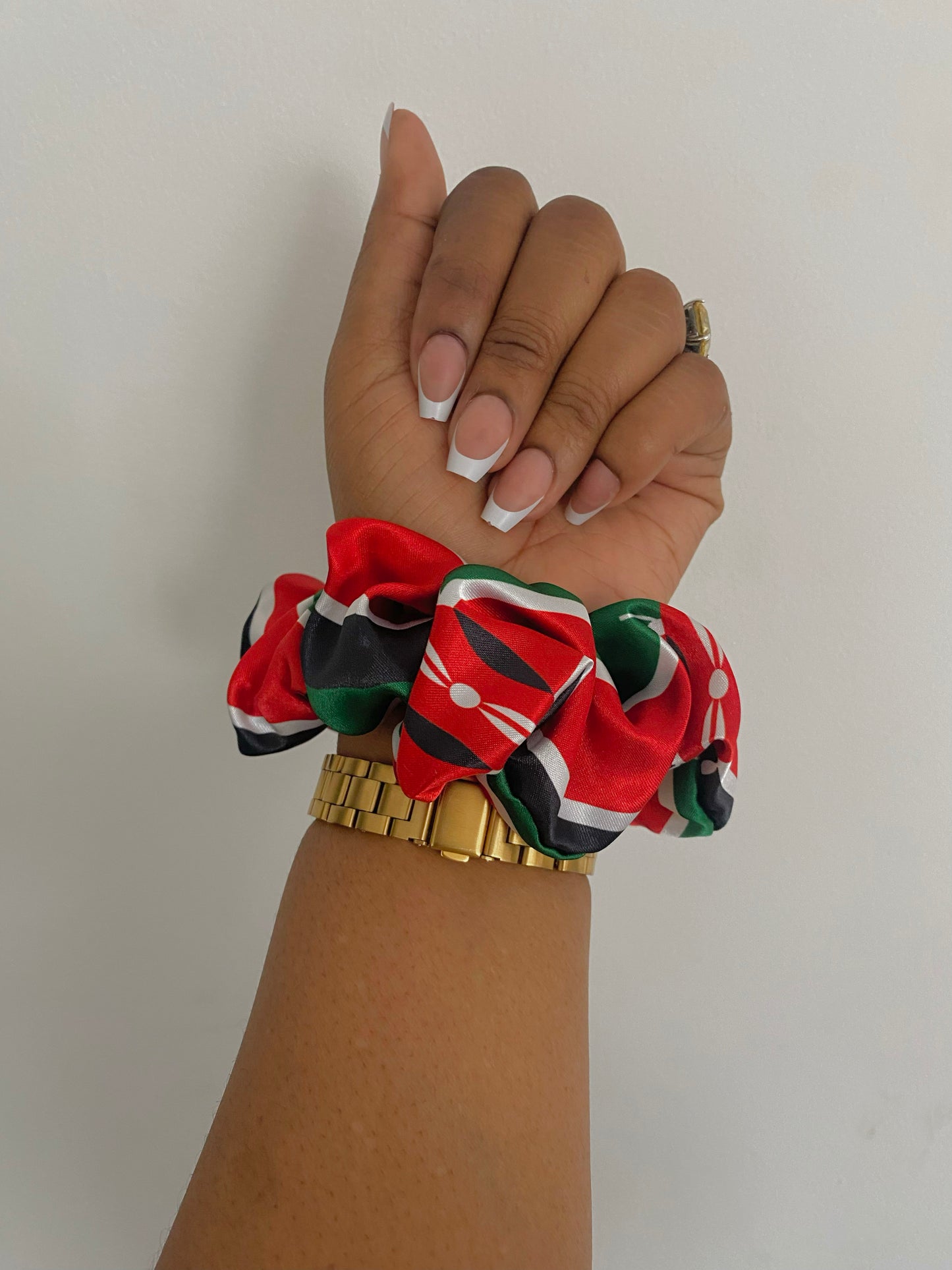 African & Caribbean Regular Satin Scrunchie