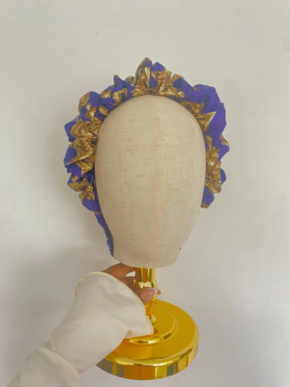 Autumn Fall Satin Scrunchie Headband