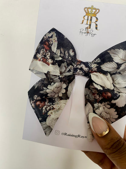 Autumn Damask Mini Bows