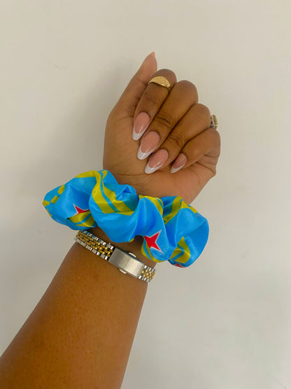 African & Caribbean Regular Satin Scrunchie