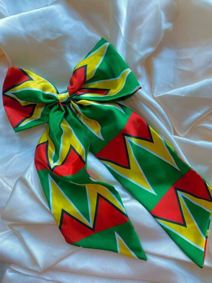 African & Caribbean XL Satin Hair Bows