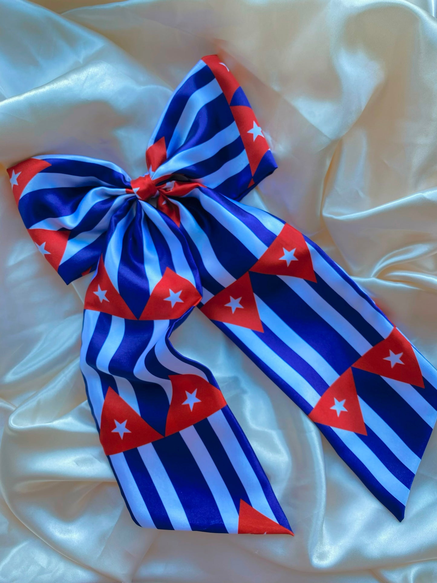 African & Caribbean XL Satin Hair Bows