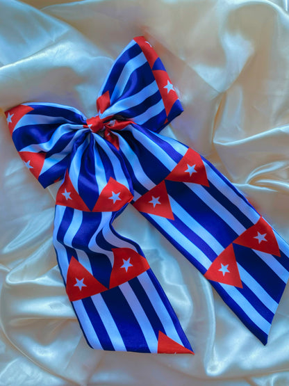 African & Caribbean XL Satin Hair Bows