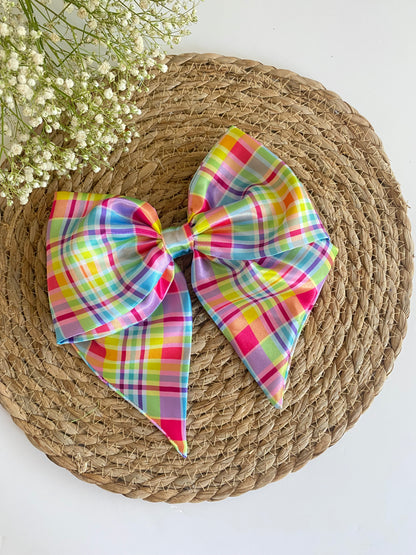 Madras XL Satin Bows