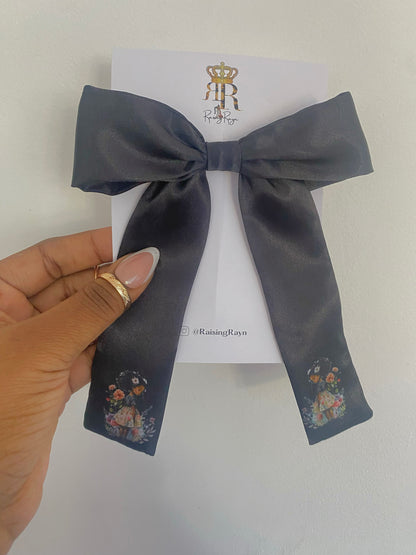 Lit & Crafty Satin long tail bows