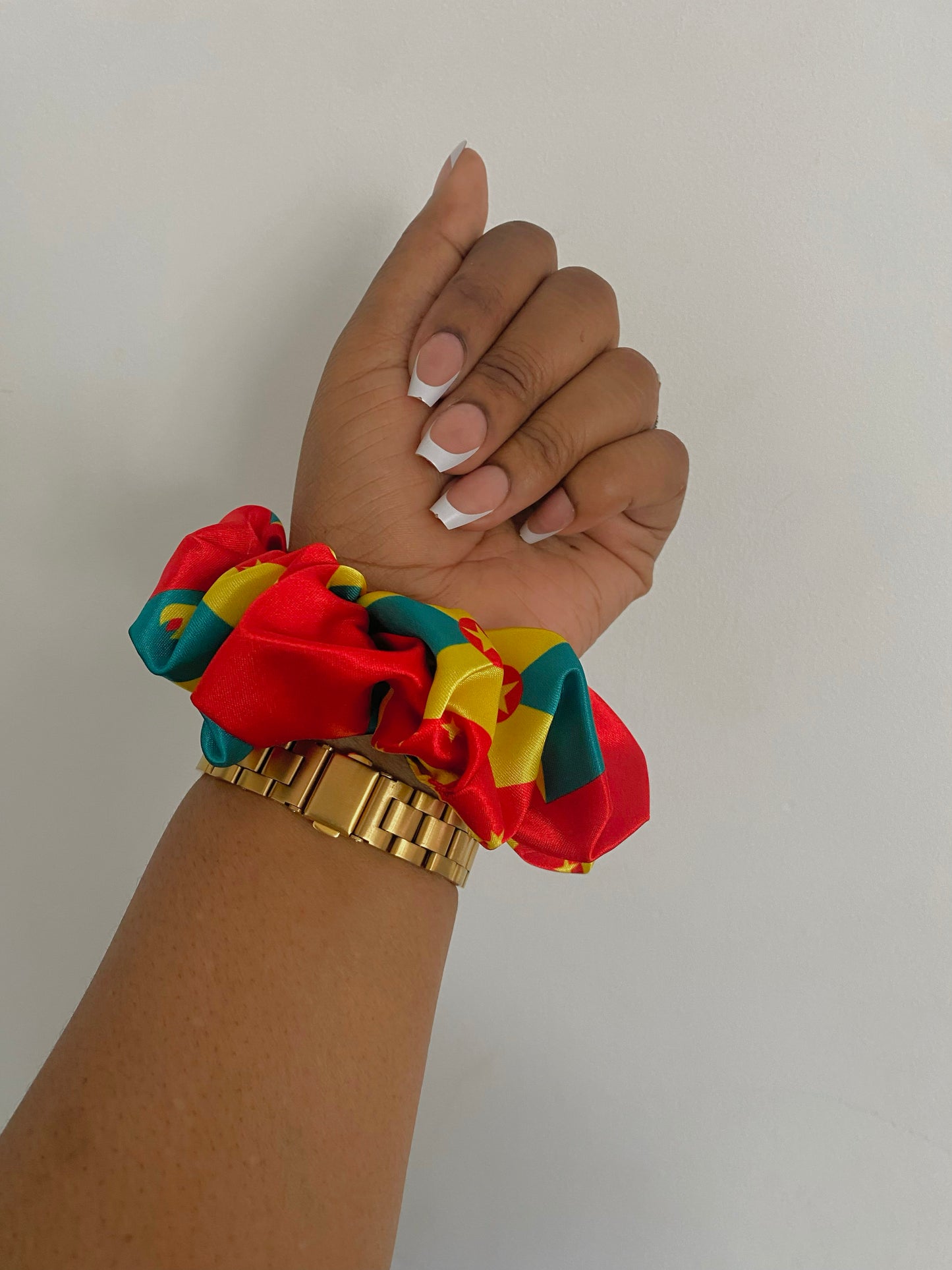 African & Caribbean Regular Satin Scrunchie