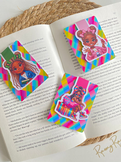 Girls Girls Magnetic Bookmarks