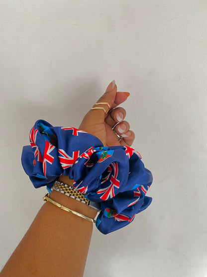 PLAIN African & Caribbean Satin  XL Scrunchies