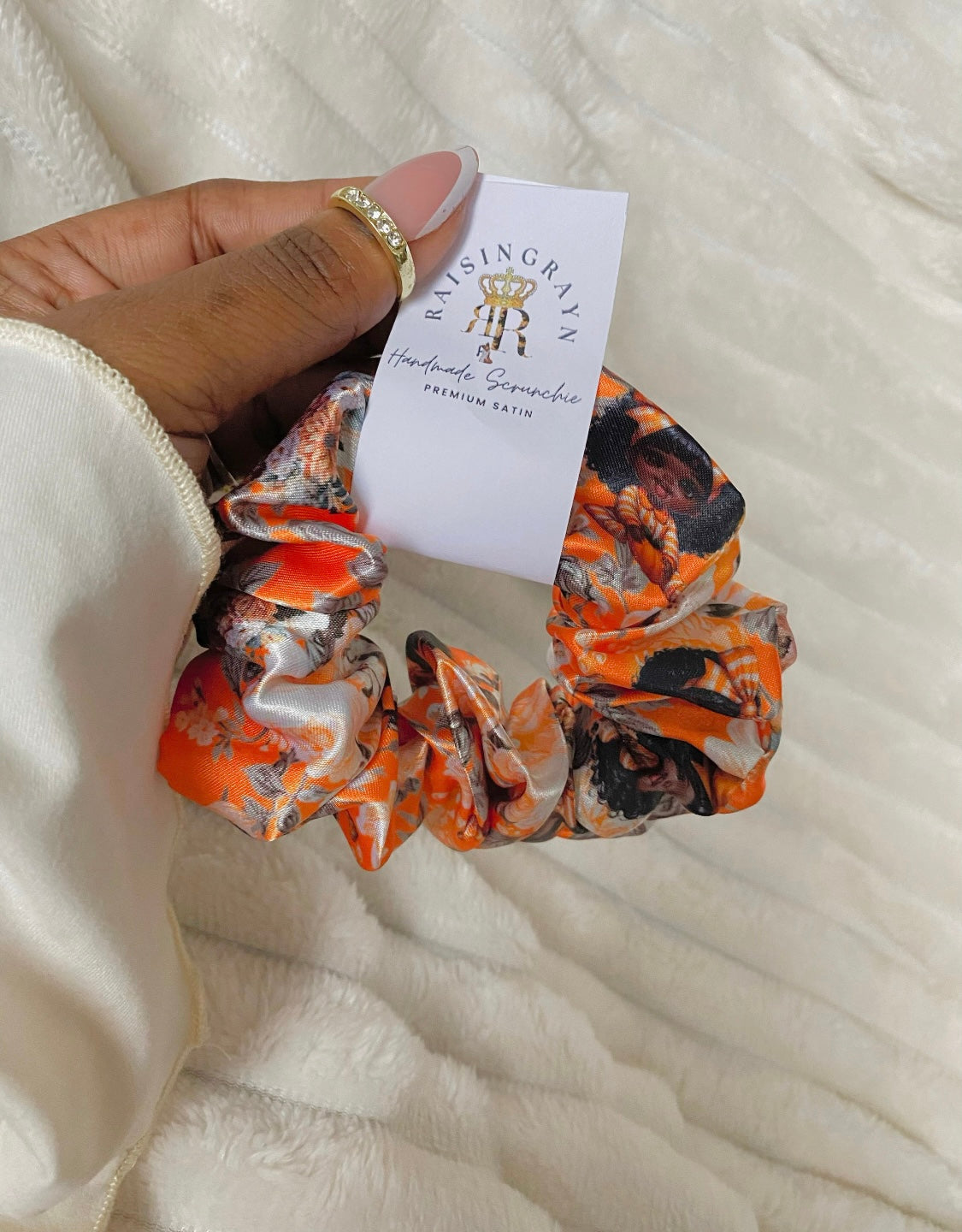 Lit & Crafty Satin Scrunchies