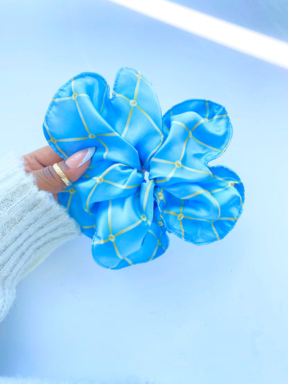 Flower Satin Scrunchies