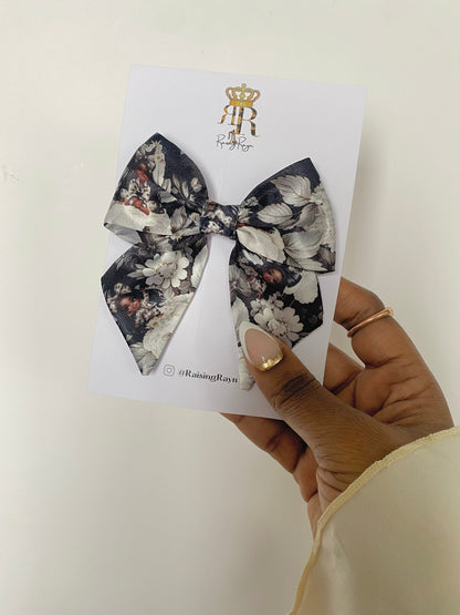 Autumn Damask Mini Bows