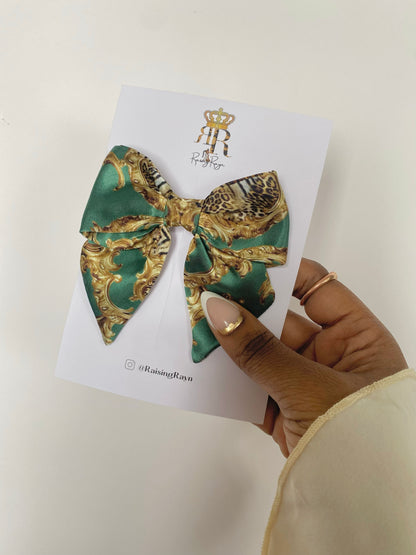 Autumn Damask Mini Bows