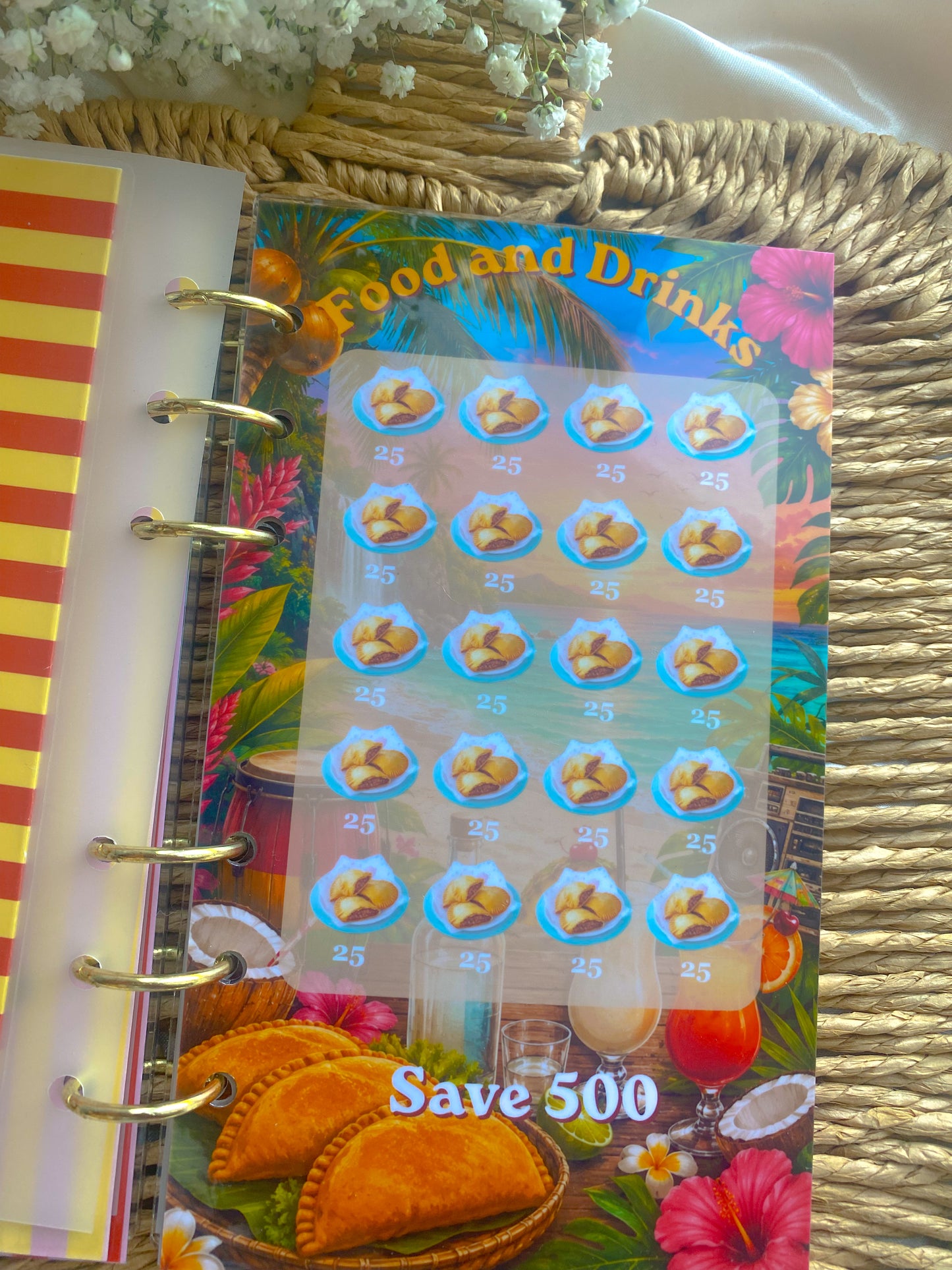 A6 Summer Savings Challenge Binder
