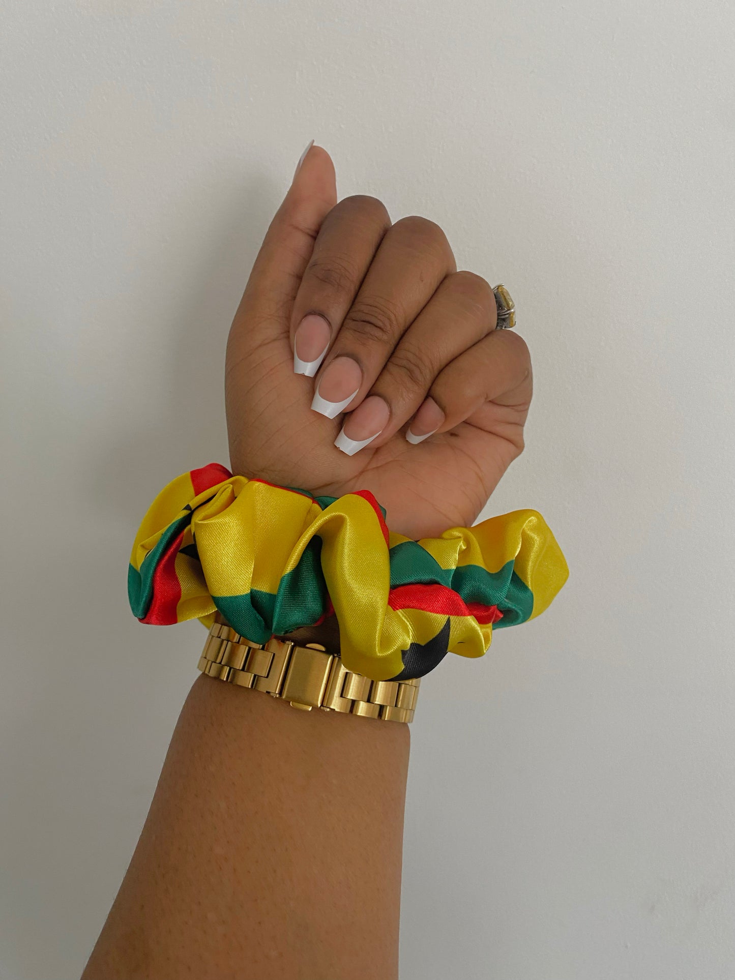 African & Caribbean Regular Satin Scrunchie