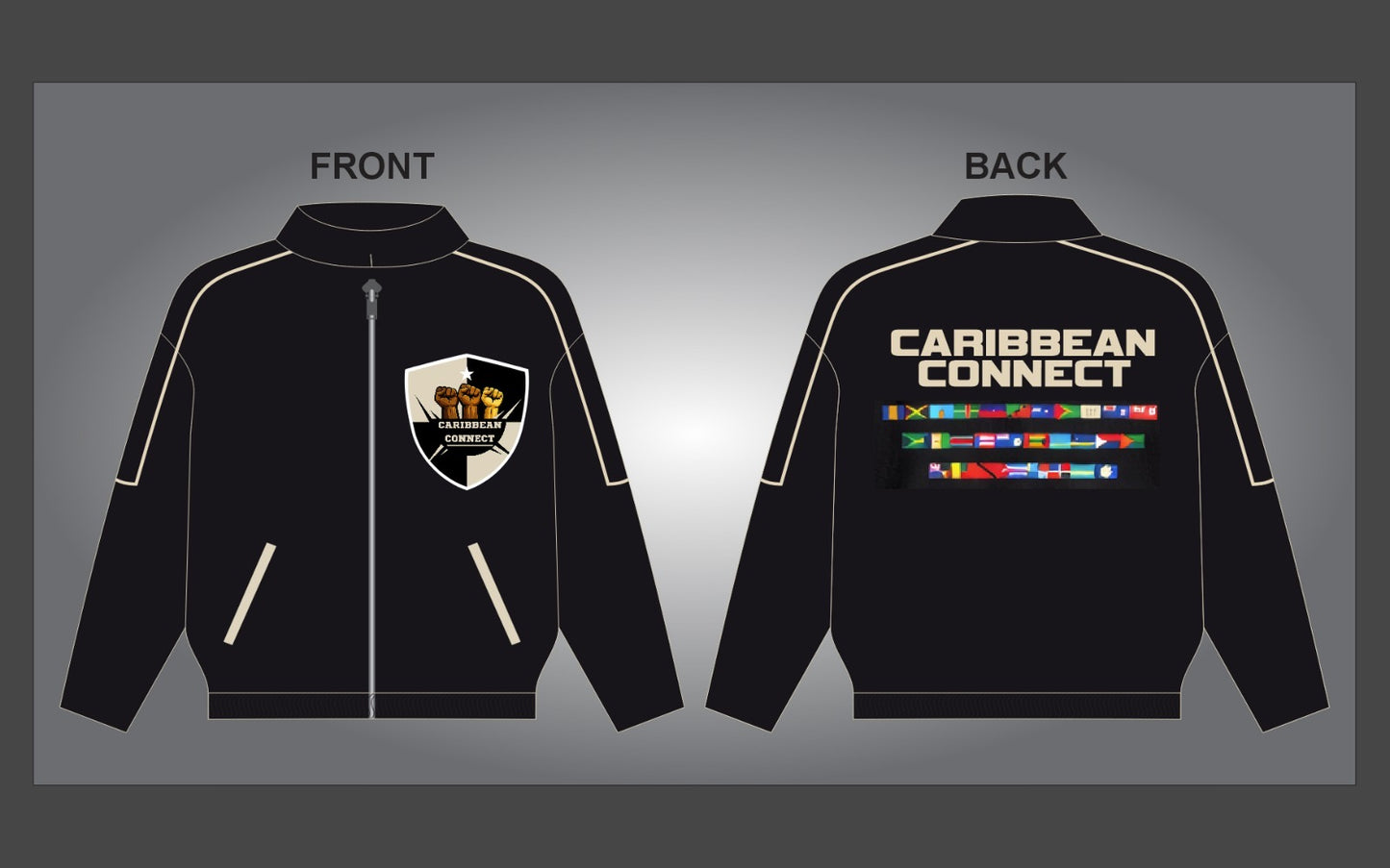 Caribbean Connect Men’s Jacket PRE ~ ORDER